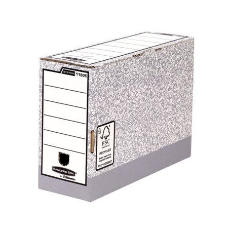 (1080501) FELLOWES CAJA DE ARCHIVO DEFINITIVO 100MM A4 GRIS