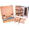 (02840510) TALENS VAN GOGH SET BÁSICO CAJA DE MADERA 10 TUBOS DE 40ML PINTURAS AL ÓLEO + ACCESORIOS C/SURTIDOS