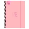 (633080226) FINOCAM AGENDA PARA ESTUDIANTES ESPIRAL E10 - 155X212MM SVH ROSA 2025-2026