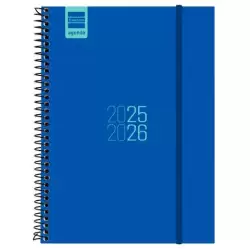 (633081526) FINOCAM AGENDA PARA ESTUDIANTES ESPIRAL E10 - 155X212MM SVH AZUL 2025-2026