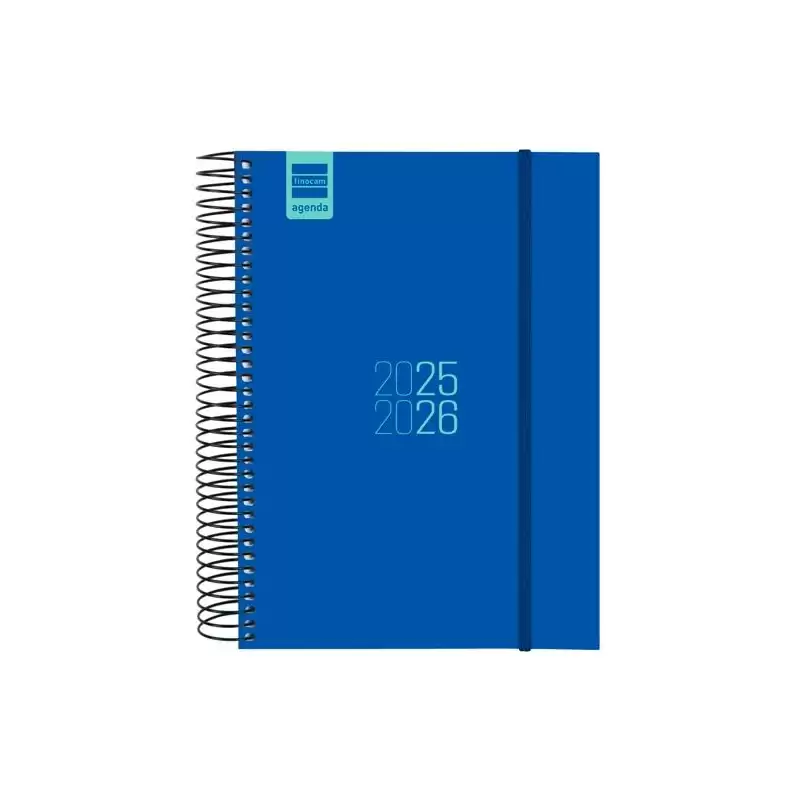 (633121526) FINOCAM AGENDA PARA ESTUDIANTES ESPIRAL E10 - 155X212MM 1DP AZUL 2025-2026