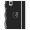 (633486026) FINOCAM AGENDA PARA ESTUDIANTES ESPIRAL E8 - 120X171MM SVH NEGRO 2025-2026
