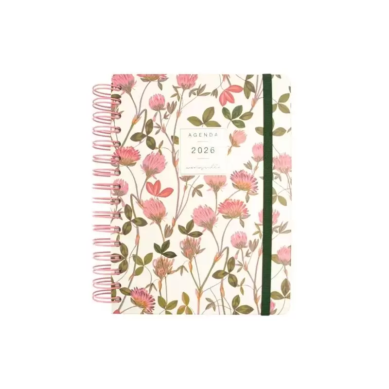 (770110126) FINOCAM AGENDA ESPIRAL MONIQUILLA E10-155X212MM 1DP TAPA DURA AMAPOLA 2026