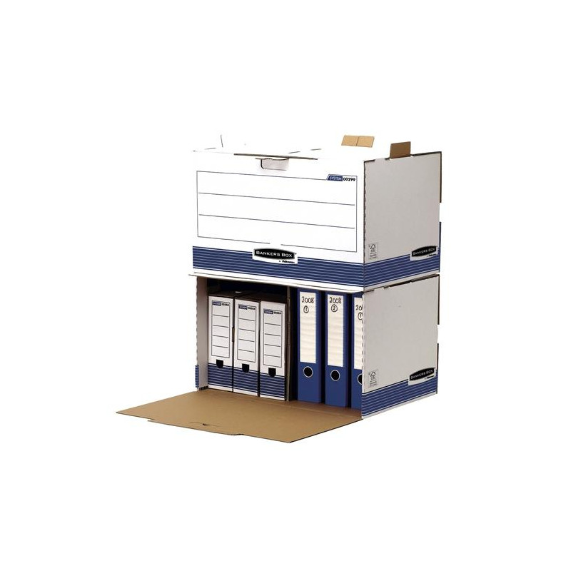 (0029901) FELLOWES CONTENEDOR DE ARCHIVOS ACCESO FRONTAL SYSTEM AZUL