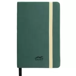 (16270722) GALGO CUADERNO DE NOTAS A6 80H LISO TAPA DURA VERDE OSCURO