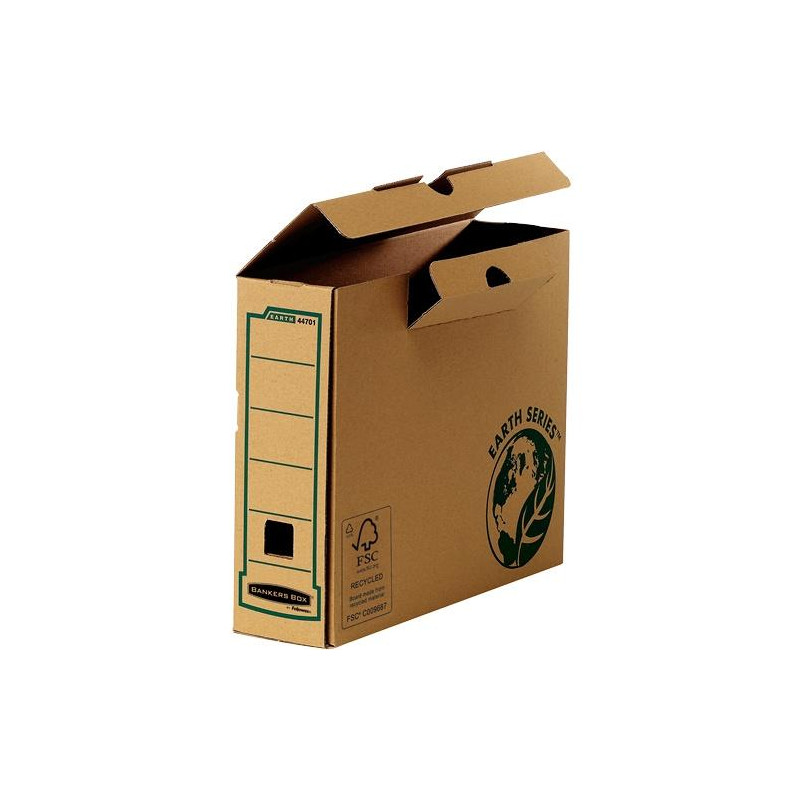 (4470101) FELLOWES CAJA DE ARCHIVO DEFINITIVO 80MM A4 EARTH SERIES NATURA