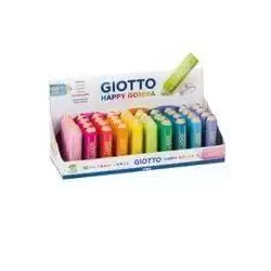 (F233800) GIOTTO HAPPY GOMMA GOMA DE BORRAR LAPIZ DISPLAY -40U-