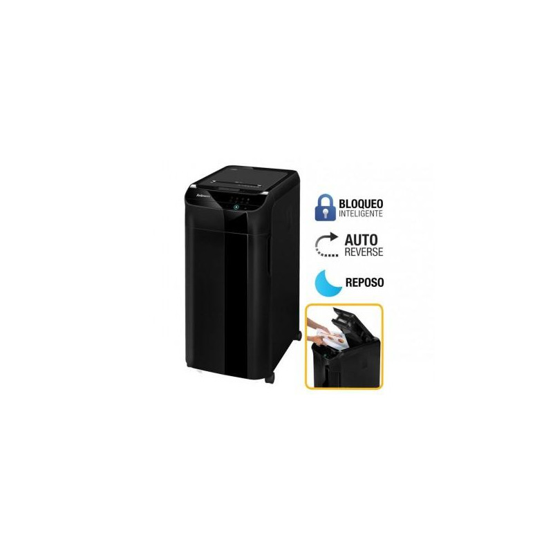 (4964101) FELLOWES DESTRUCTORA AUTOMÁTICA AUTO-MAX 350C CORTE EN PARTICULAS