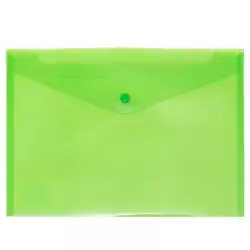 (4871220) GRAFOPLÁS SOBRE BROCHE ECOPLÁS FOLIO POLIPROPILENO TRANSLÚCIDO VERDE