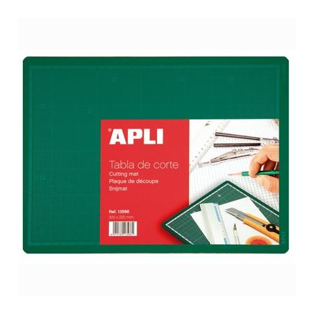 (13566) APLI VADE DE CORTE PVC A4 CUADRICULA IMPRESA