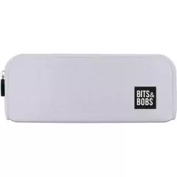 (37547287) GRAFOPLÁS PORTATODO DE SILICONA BITS&BOBS LAVANDA GLITTER