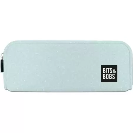 (37547288) GRAFOPLÁS PORTATODO DE SILICONA BITS&BOBS AZUL PASTEL GLITTER
