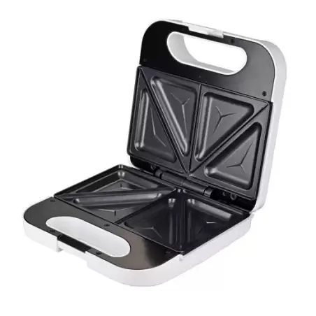 (SAN-CCBL) GRUNKEL SANDWICHERA DOBLE 750W CON CORTE TRIANGULAR BLANCO