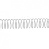 (5113101) FELLOWES ESPIRAL METÁLICA PASO 5:1 12MM A4 BLANCO PACK 100 UD