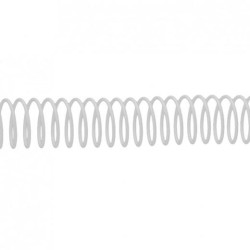 (5113701) FELLOWES ESPIRAL METÁLICA PASO 5:1 24MM A4 BLANCO PACK 100 UD