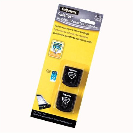 (5411401) FELLOWES CUCHILLAS CORTE RECTO PARA CIZALLA PACK 2 UD