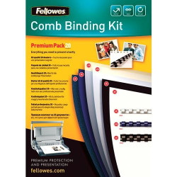 (5371801) FELLOWES KIT DE ENCUADERNACIÓN PREMIUM 20 DOCUMENTOS