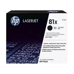 (CF281X) HP LASERJET M605 TONER NEGRO ALTA 81X 25.000 PÁGINAS ALTA CAPACIDAD