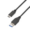 (A107-0449) AISENS CABLE USB 3.1 GEN2 10GBPS 3A TIPO USB-C/M - A/M NEGRO 0,5M