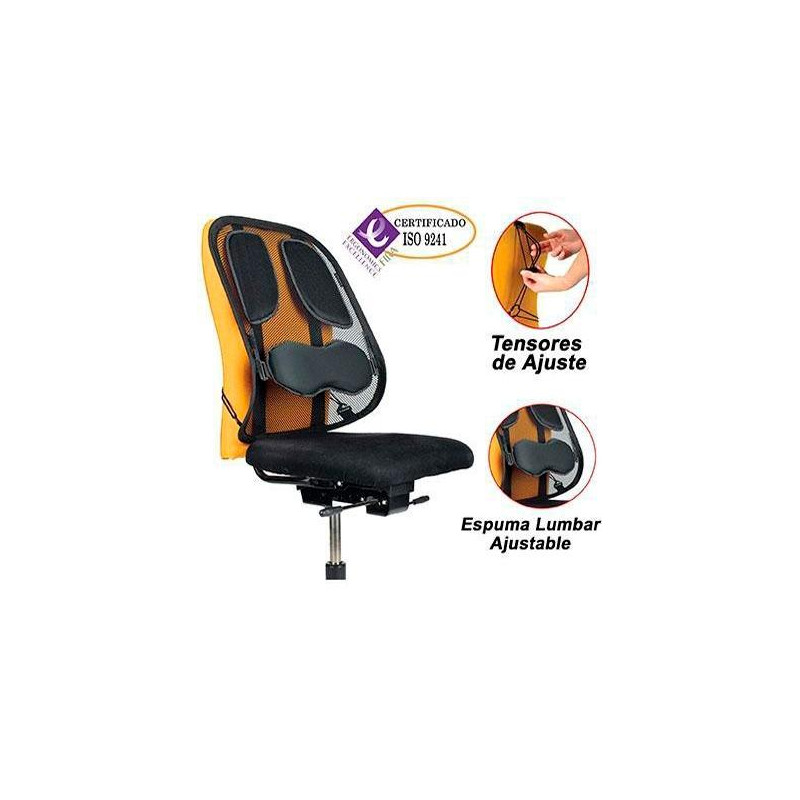 (8029901) FELLOWES RESPALDO ERGONÓMICO DE REJILLA MESH PROFESIONAL