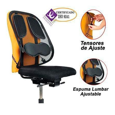 (8029901) FELLOWES RESPALDO ERGONÓMICO DE REJILLA MESH PROFESIONAL