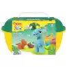 (2201) JOVI PLASTILINA + ACCESORIOS PLAY&FUN COFRE JURASIC