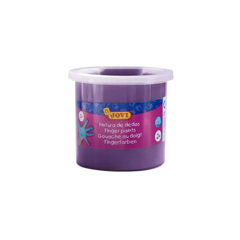 (56023) JOVI ESTUCHE 5 BOTES PINTURA DE DEDOS 125ML VIOLETA