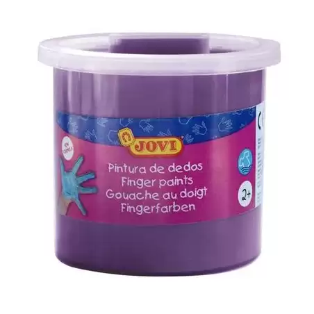 (56023) JOVI ESTUCHE 5 BOTES PINTURA DE DEDOS 125ML VIOLETA