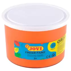 (56106) JOVI PINTURA DE DEDOS FINGER PAINT BOTE 500ML UNICOLOR NARANJA