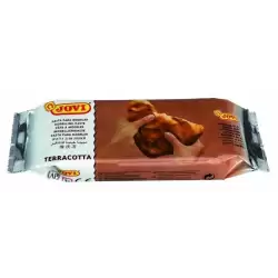 (84) JOVI AIR DRY PASTILLA DE PASTA MODELAR ENDURECE AL AIRE 250GR TERRACOTA