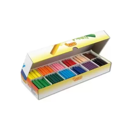 (989) JOVI CERAS WAX CRAYONS JUMBO COLORES SURTIDOS CAJA ECONÓMICA 300 UND.