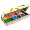 (989) JOVI CERAS WAX CRAYONS JUMBO COLORES SURTIDOS CAJA ECONÓMICA 300 UND.