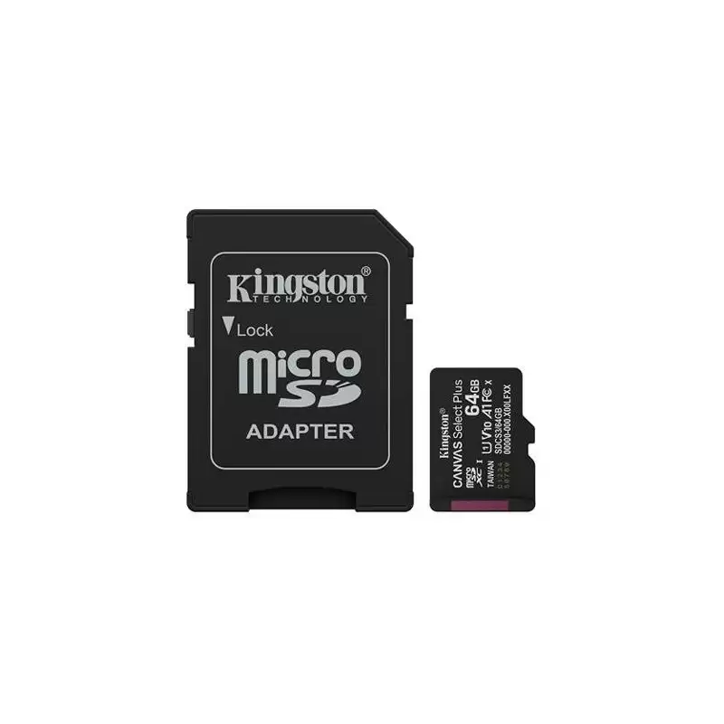 (SDCS3/128GB) KINGSTON TARJETA DE MEMORIA MICRO SDXC CANVAS SELECT PLUS 128GB C/ADAPTADOR
