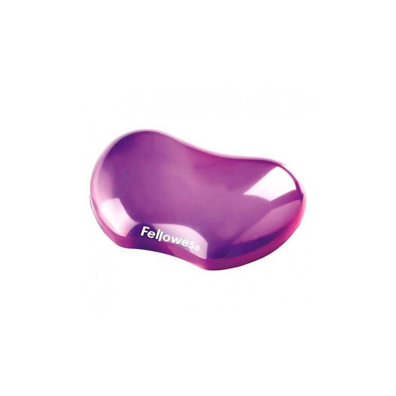 (91477-72) FELLOWES REPOSAMUÑECAS GEL FLEXIBLE CRYSTAL VIOLETA