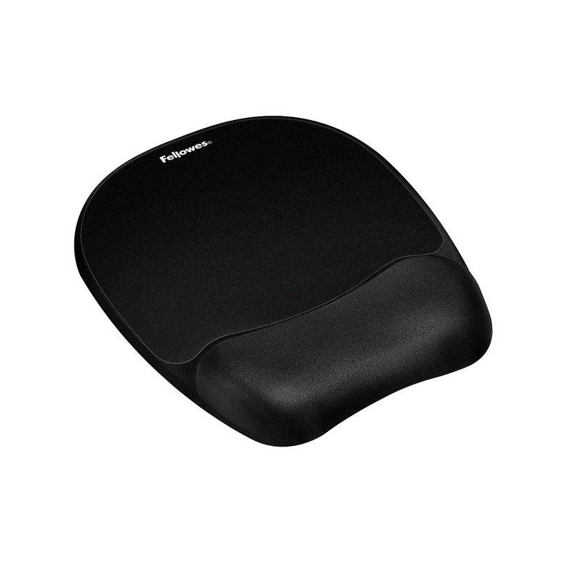 (9176501) FELLOWES ALFOMBRILLA CON REPOSAMUÑECAS MEMORY FOAM NEGRO