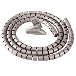 (9929801) FELLOWES ORGANIZADOR CABLES PLATEADO CABLEZIP