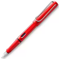 (1205252) LAMY PLUMA ESTILOGRÁFICA SAFARI 016M TINTA AZUL PUNTA M ROJO