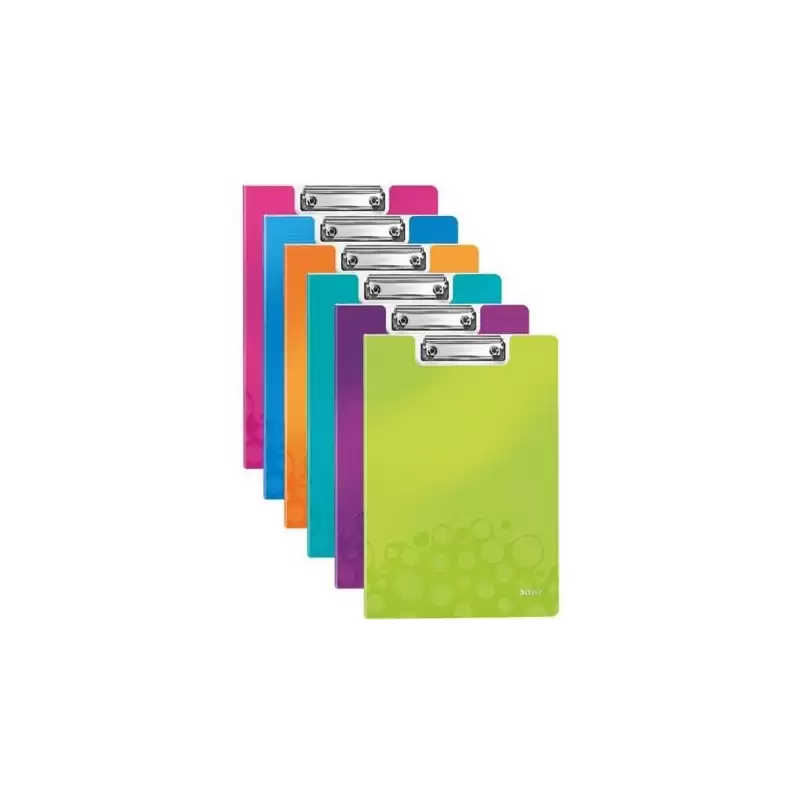 (41990199) LEITZ CARPETA MINICLIP WOW A4 CON TAPA POLYFOAM PACK 10 UD C/SURTIDOS