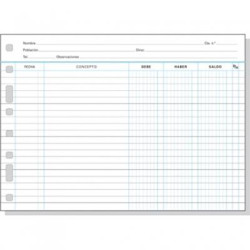 (4175602) FINOCAM RECAMBIO MULTIFIN CUENTAS CORRIENTES 3006 FOLIO APAISADO 50H 90GR