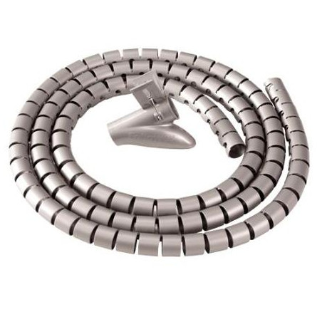 (9929801) FELLOWES ORGANIZADOR CABLES PLATEADO CABLEZIP