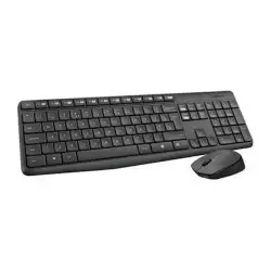 (920-007919) LOGITECH COMBO TECLADO + RATÓN MK235 INALÁMBRICO 2.4GHZ QWERTY ESPAÑOL NEGRO