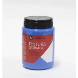 (110222) LA PAJARITA TÉMPERA ESCOLAR BOTE DE 35ML SATINADA AZUL INTENSO L-12