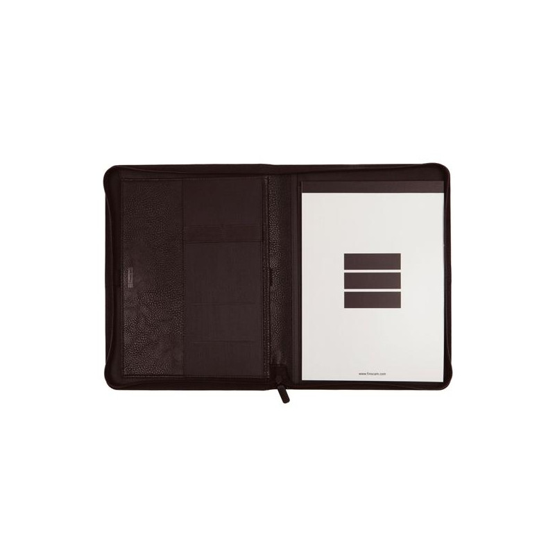 (5098060) FINOCAM PORTADOCUMENTOS FOCUS CREMALLERA A4 POLIURETANO EFECTO PIEL NEGRO