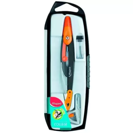 (536953) MAPED COMPÁS METAL OPEN ESTUCHE 3 PIEZAS