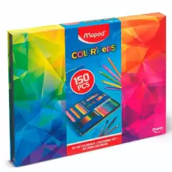(984726) MAPED KIT COLORACIÓN 150 PIEZAS COLORPEPS C/SURTIDOS ESTUCHE CARTÓN