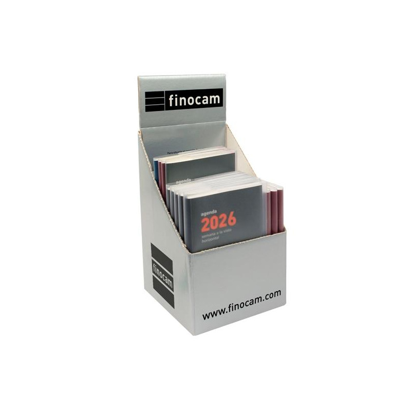 (331180126) FINOCAM AGENDA PLANA MIN/COC CAJA EXPOSITOR 12 UD 2026