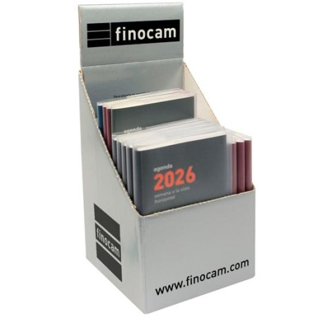 (331180126) FINOCAM AGENDA PLANA MIN/COC CAJA EXPOSITOR 12 UD 2026