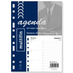 (411020026) FINOCAM RECAMBIO ANUAL AGENDA 11 ANILLAS MULTIFIN 3002-155X215MM 1DP 2026