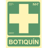 (6170-05H VE) ARCHIVO 2000 SEÑAL "BOTIQUÍN" 224X300 PVC VERDE