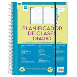 (5341000) FINOCAM PLANIFICADOR DE CLASES DIARIO DOCENTE ESPIRAL 230X310MM 1DP 199 JORNADAS LECTIVAS
